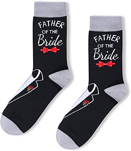 Father of the Bride Socks, Wedding Gift, Brides Father Gift, Wedding Socks, Unique Father of the Bride Gifts, Dad Gift from Bride, Wedding Day Socks, Perfect Gift from Bride to Dad