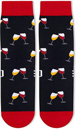 Unique Wine Socks Ideal Gifts for Drinkers Funny Wine Gift for Women, Wine Lover Gift