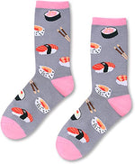 Women's Novelty Crazy Sushi Socks Gifts for Sushi Lovers