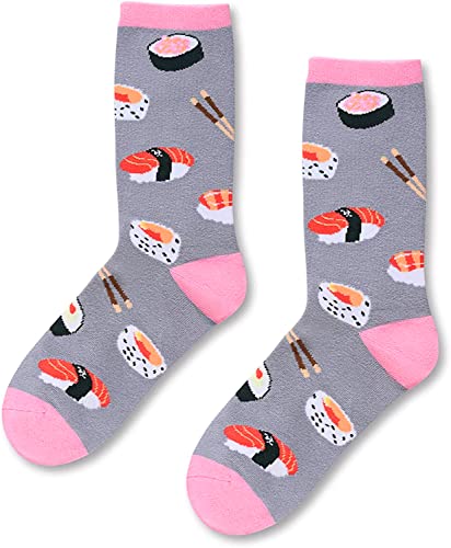 Funny Sushi Socks for Women Who Love Sushi, Novelty Sushi Gifts, Women's Gag Gifts, Gifts for Sushi lovers, Funny Sayings If You Can Read This, Bring