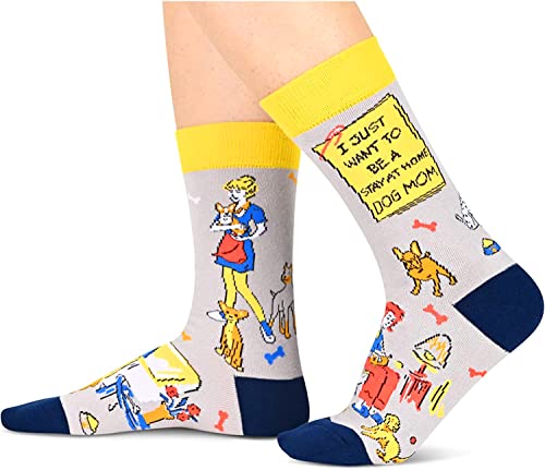 letterlijk wet Oeganda Women's Cute Funny Dog Socks Gifts For Dog Lovers – Happypop