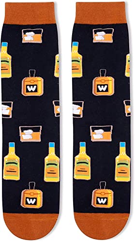 Ideal Gifts for Drinkers Funny Whisky Gift for Men, Unique Whisky Socks, Whisky Lover Gift If You Can Read This