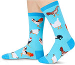Women's Cute Chicken Socks Chicken Gifts for Women Fun Animals Gifts for Animal Lovers, Gift For Her, Gift For Mom