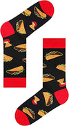 Men's Food Socks, Taco Socks, Mexican Theme Socks, Taco Gifts, Taco Lover Presents, Funny Gifts for him, Guys Socks, Taco Tuesday, Taco Lovers Gift