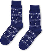 Novelty Gifts for Music Lovers,Players, Composers, Conductors, Music Performers, Singers, and Music Teachers, Music Note Socks Gift For Men, Musician Gifts