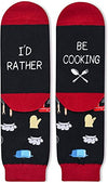 Unisex Cooking Socks, Cooking Gifts for Chefs, Pastry Chefs, Cooks, Bakers, Cookie Bakers, Cooking Enthusiasts, Bread Makers, Novelty Women Men Cooking Socks