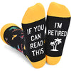 Unisex Funny Retirement Socks, Retirement Gifts for Men Women, Perfect Retirement Gift for Him/Her, Gifts for Retirees, Ideal for Retirement Party