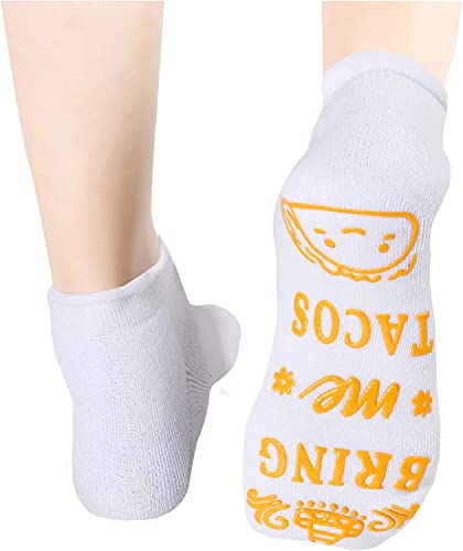 Women's Taco Socks, Mexican Theme Socks, Taco Gifts, Taco Lover Presents, Gifts For Women Who Have Everything, Ladies Socks, Taco Tuesday, Food Socks