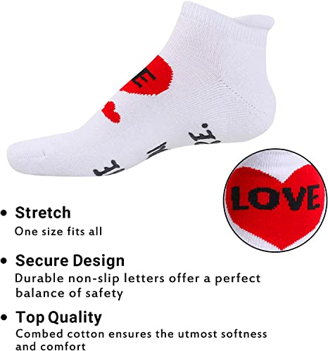 Funny I Love You Gifts For Her Girlfriend Heart Gifts, Novelty Love You Socks For Couple Valentine Socks