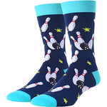Bowling Lover Gift Unique Bowling Socks Bowling Gift for Men You Love, Ideal Gifts for Bowling Lovers Coaches Players Fans
