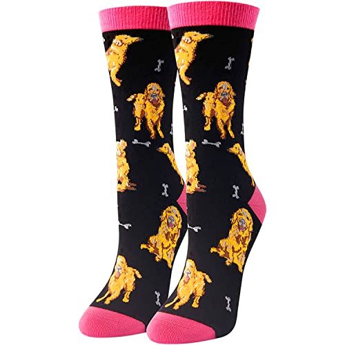 Funny Golden Retriever Gifts for Women Gifts for Her Golden Retriever Lovers Gift Golden Retriever Socks