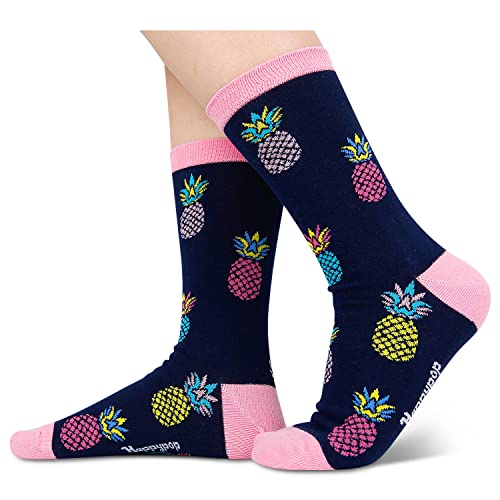 Women's Fun Cute Pineapple Socks Gifts for Pineapple Lovers