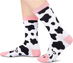 Women's Funny Cute Animal Cow Socks Gift Box For Cow Lovers