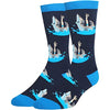 Fun Shark Gifts for Men Shark Gifts for Him & Guys Who Love Shark Cute Men's Shark Socks