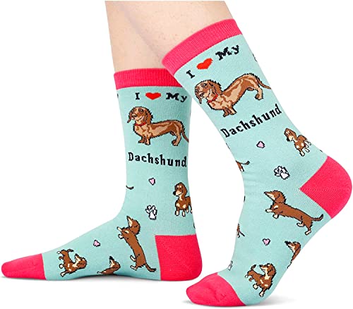 Dachshund Gifts For Women Lovely Weiner Dog Socks Gift For Dachshund Lover Birthdays Gift For Her