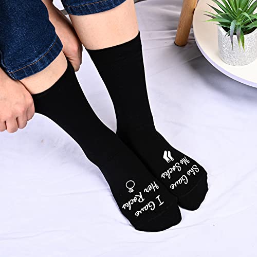 Men's Funny Cozy Groom Wedding Socks Gifts