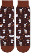 Coffee Themed Gifts, Funny Crazy Socks for Men, Coffee Gifts for Coffee Drinkers and Lovers