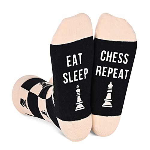 Unisex Funny Novelty Chess Socks Gifts For Chess Lovers