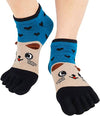 Women's Cute Toe Fun Cat Socks Gifts For Cat Lovers