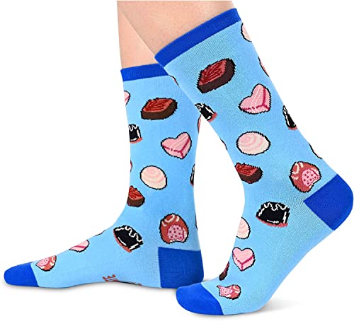Funny Chocolate Socks for Women Who Love Chocolate, Novelty Chocolate Gifts, Women's Gag Gifts, Gifts for Chocolate Lovers, Funny Sayings If You Can Read This, Bring Me Chocolate Socks