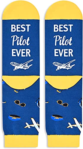 Unisex Pilot Socks, Ideal Pilot Gifts, Airplane Gifts, Plane Gifts, Helicopter Gifts, Air Traffic Controller Gifts, Women Airplane Socks Plane Socks, Men Helicopter Socks