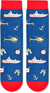 Men's Novelty Funny Navy Socks Gifts
