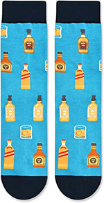 Bourbon Lover Gift Unique Bourbon Socks Funny Bourbon Gift for Men, Ideal Gifts for Bourbon Lovers and Drinkers