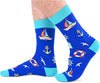 Men's Novelty Funny Sailboat Socks Gifts for Sailboat Lovers, Sailboat Socks for Men, Sailboat Gift, Gifts for Men, Gift for Dad, Men's Gift, Novelty Socks, Sailboat Gifts for him