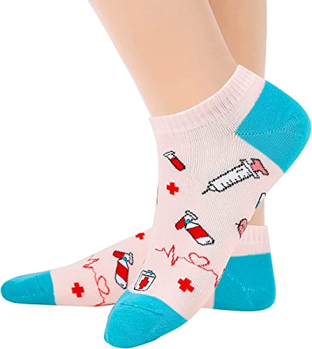 Womens Funny Nurse Socks, Health Theme Socks, Nurse Gifts, Doctor Gifts, Radiologist Gift, Medic Gift, Medical Themed Gifts for Healthcare Workers, Nurse Day Gifts