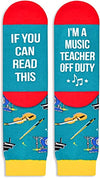 Teacher Appreciation Gifts for Teachers Men Women, Cool Gifts for Teachers, Funny Teacher Gifts, Cute Music Teacher Gifts, Musical Music Socks