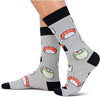 Funny Sushi Socks for Men Who Love Sushi, Novelty Sushi Gifts, Men's Gag Gifts, Gifts for Sushi Lovers, Funny Sayings If You Can Read This, Bring Me Sushi Socks