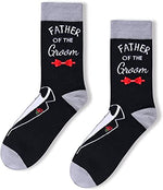 Men's Best Fun Groom Dad Socks Father of Bride Gifts