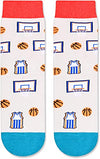 Novelty Basketball Socks For Boys Girls, Funny Basketball Gifts, Ball Sports Lover Gift, Unisex Pattern Socks for Kids, Funny Socks, Cute Socks, Fun Basketball Themed Socks, Gifts for 7-10 Years Old