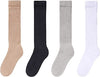 Women's Retro Stacked Slouch Trendy Assorted Socks Gifts-4 Pack