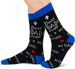 Unique Dads Fathers Day Gifts, Funny Dad Socks, Best Gifts For Dad from Daughter Son, Christmas Presents For Dad, Dad Birthday Gifts, Dads Day Gifts