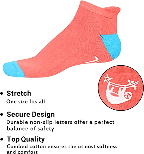 Unisex Novelty Fuzzy Warm Cozy Spirit Sloth Socks Gifts for Sloth Lovers
