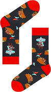 Taco Socks For Men Women, Funny Taco Gifts, Mexican Food Lover socks, Unisex pattern socks, Tortilla socks, Funny socks, Funky socks, Fun Crew Socks