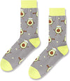 Avocado Gifts Men's Funny Fruit Socks Avocado Gifts for Avocado Lovers Crazy Avocado Themed Socks for Men