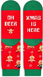 Christmas Gifts for Women Men, Christmas Socks, Snowman Socks, Funny Christmas Gifts Unisex, Christmas Vacation Gifts, Xmas Gifts, Santa Gift Stocking Stuffer