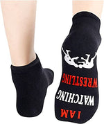 Novelty Wrestling Socks, Funny Wrestling Gifts for Wrestling Lovers, Sports Socks, Gifts For Men Women, Unisex Wrestling Themed Socks, Sports Lover Gift, Silly Socks, Fun Socks