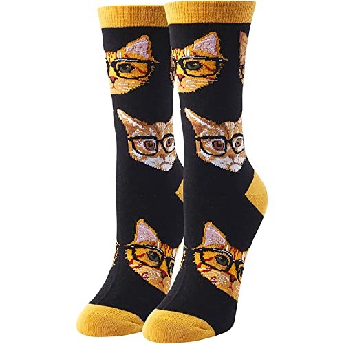 Women's Cute Cat Socks Cat Gifts for Women Fun Animals Gifts for Animal Lovers, Anniversary Gift, Gift For Her, Gift For Wife