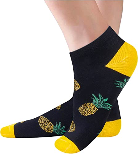 2 Pairs Funny Pineapple Gifts Hawaiian Gifts IVF Gifts Women Fertility Gifts, Novelty Pineapple Socks Fruit Socks