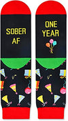 Sobriety Gift, Sober Socks, Alcoholics Anonymous Gifts, Sobriety Anniversary Gifts for Men Women