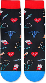 Unisex Doctor Socks, Medical Socks, Pharmacy Socks, Best Gifts for Doctors, Medical Assistant Gifts, Pharmacy Gifts, Pharmacist Gifts, Dr. Gifts