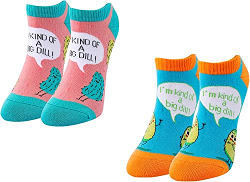 Women's Pickle Socks, Pickle Theme Socks, Pickle Gifts, Pickle Lover Presents, Funny Gift Ideas For Women, Big Dill Pun Socks, Mothers Day Gifts, Food Socks