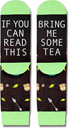 Tea Gift Tea Socks Women Novelty If You Can Read This Bring Me Some Tea Socks Tea Lover Gifts