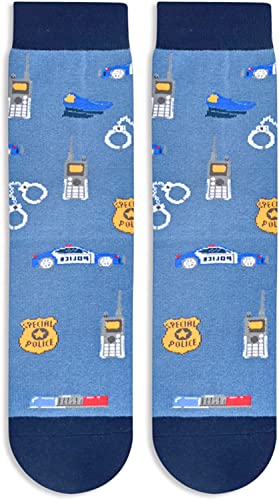 Police Socks for Women and Men, Unisex Cops Socks, Unique Gift for Cops, Policeman Gifts, Police Officers, Police Academy Graduations, Police Dad Gifts