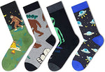 Funny Space Socks for Men Crazy Socks, Astronomy Gifts Outer Space Gifts for Space Lovers,  Men Silly Outer Space Crew Socks Great Xmas Gift