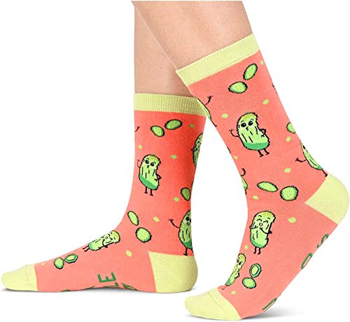 Women's Pickle Socks, Pickle Theme Socks, Pickle Gifts, Gifts For Women Who Have Everything, Pickle Lover Gift, Big Dill Pun Socks, Mothers Day Gifts, Food Socks