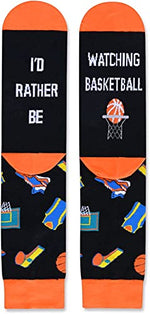 Basketball Lover Gift Unique Basketball Socks Basketball Gift for Men You Love, Ideal Gifts for Basketball Lovers Coaches Players Fans